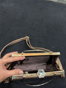 Elegant Rose Gold Clutch Bag