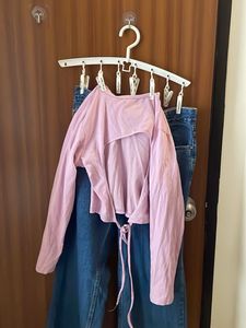 High-Waisted Wide-Leg Denim Jeans