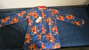 Floral Print boys Kurta Set with Jacket