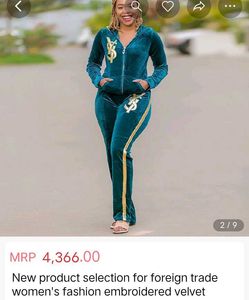 YSL Velvet Track Suit For Winter