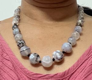 Unique Beaded Statement Necklace