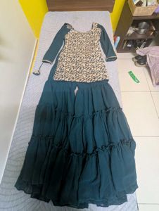 Embroidered Kurta Palazzo Set