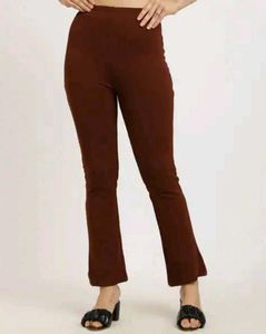 Shein Brown Flared Pants