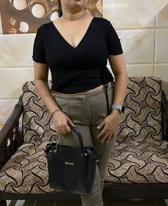 From The Brand Of Easybay Stretchable Olive Green Jeggings In 32 Waist