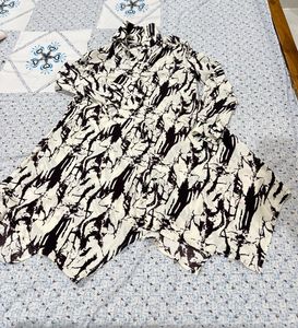 Completely new Stylish Abstract Print Shirt Dress