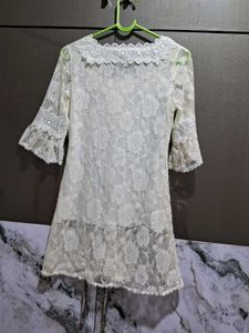 Elegant Lace Mini Dress