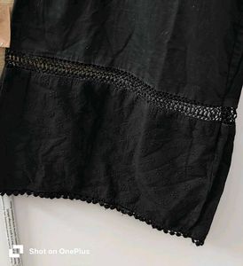 Avaasa Black Wide Leg Palazzo
