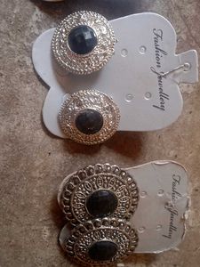 Stylish Button Earrings