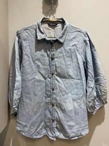Light Wash Denim Shirt