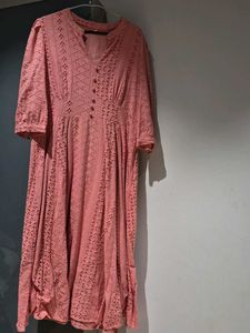 Chic Broderie Anglaise Midi Dress