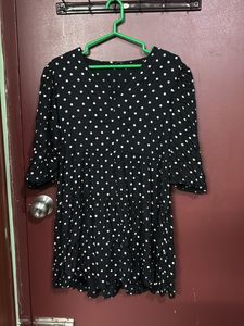 Polka Dot Mini Dress