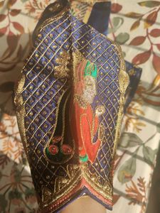 Beautiful Designer Embroidered Silk Blouse