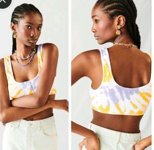 Zara Tie-dye Crop Top