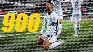 Ronaldo Portugal 900 world record football jersey
