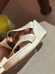 Stylish Laser-Cut Slip-On Sandals