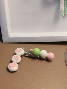 Cute Dango & Flower Hair Clips