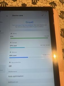 Pink Samsung Tablet A8 with protective cov