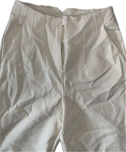 Chic beige Straight Leg Trousers
