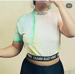 Tie-Dye T-Shirt with Inspirational Quote