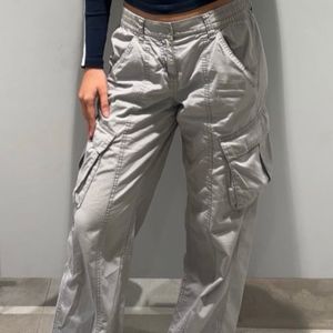 H&amp;M grey cargo pants