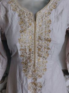 Embroidered Kurta Palazzo Set fixed price