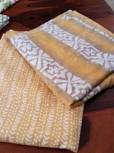 1 Cotton Suit Set With Dupatta