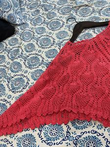 Crochet valentine Knit Top