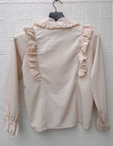 Chic Ruffle Collar Blouse