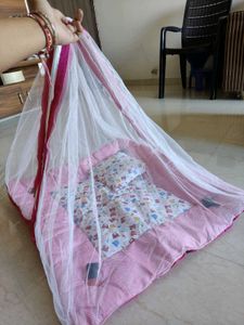 Infant Bedding &amp; Pillow  With Mostique Net