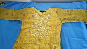 Floral Embroidered Kurta
