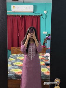 Elegant Embroidered Kurta