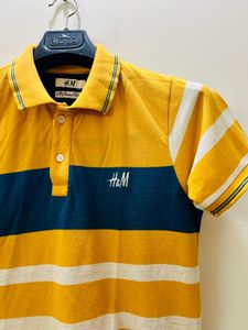 Striped Polo T-Shirt