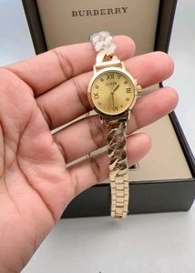 Rose Gold Guess Watch
