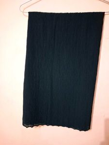 dark green scarf