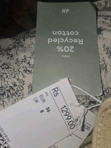 NEW WITH TAGS H&amp;M Women's Beige Jeans