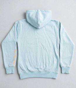 Light Blue Happy Zip-Up Hoodie