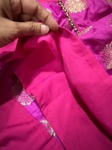 Vibrant Magenta Ethnic Skirt/ Lehenga/ Chania