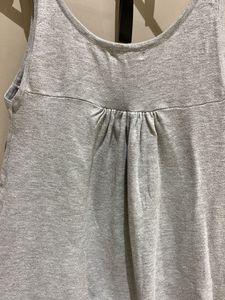 Grey Knit Tank Top
