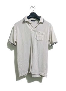 Vintage White Pocket Polo Shirt
