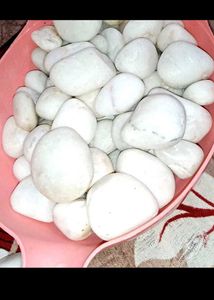 Decorative White Pebbles