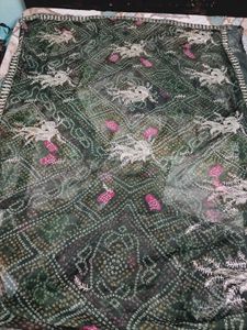 Embroidered Georgette Saree