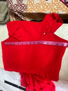 Red Western Gown