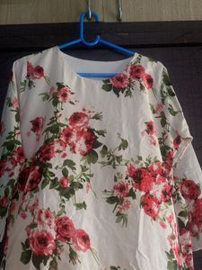 Floral Print Kurta