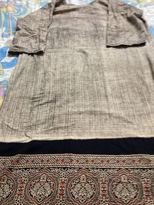 azrak printed cotton kurtyazrak printedcotton kurt