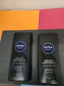 Nivea Men Deep Impact Shower Gel 2 piece