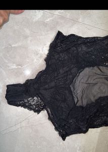 Black Lace Bodysuit