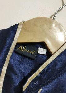 Kurta Pyjama &amp; Waistcoat Set For Boy 3- 4 Year