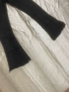 Women's Black Flare Jeans