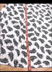 Leaf Print Casual Dress