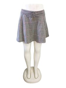Houndstooth Mini Skirt